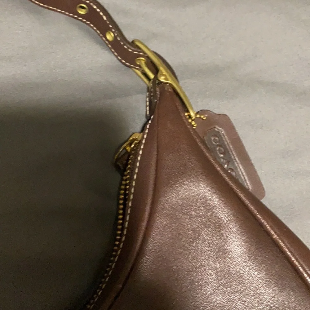 Coach Brown Leather Hobo Bag - Picture 2 of 5